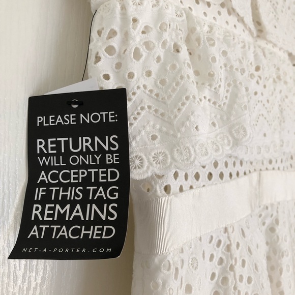 Self- Portrait ruffled eyelet anglaise dress - Picture 5 of 7